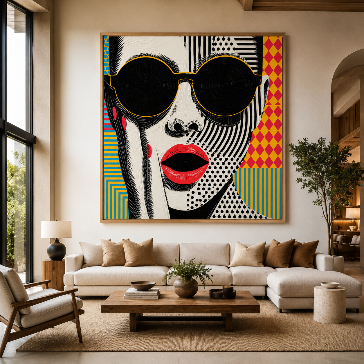 Pop Art Print — Mosaic by Rossetti Art