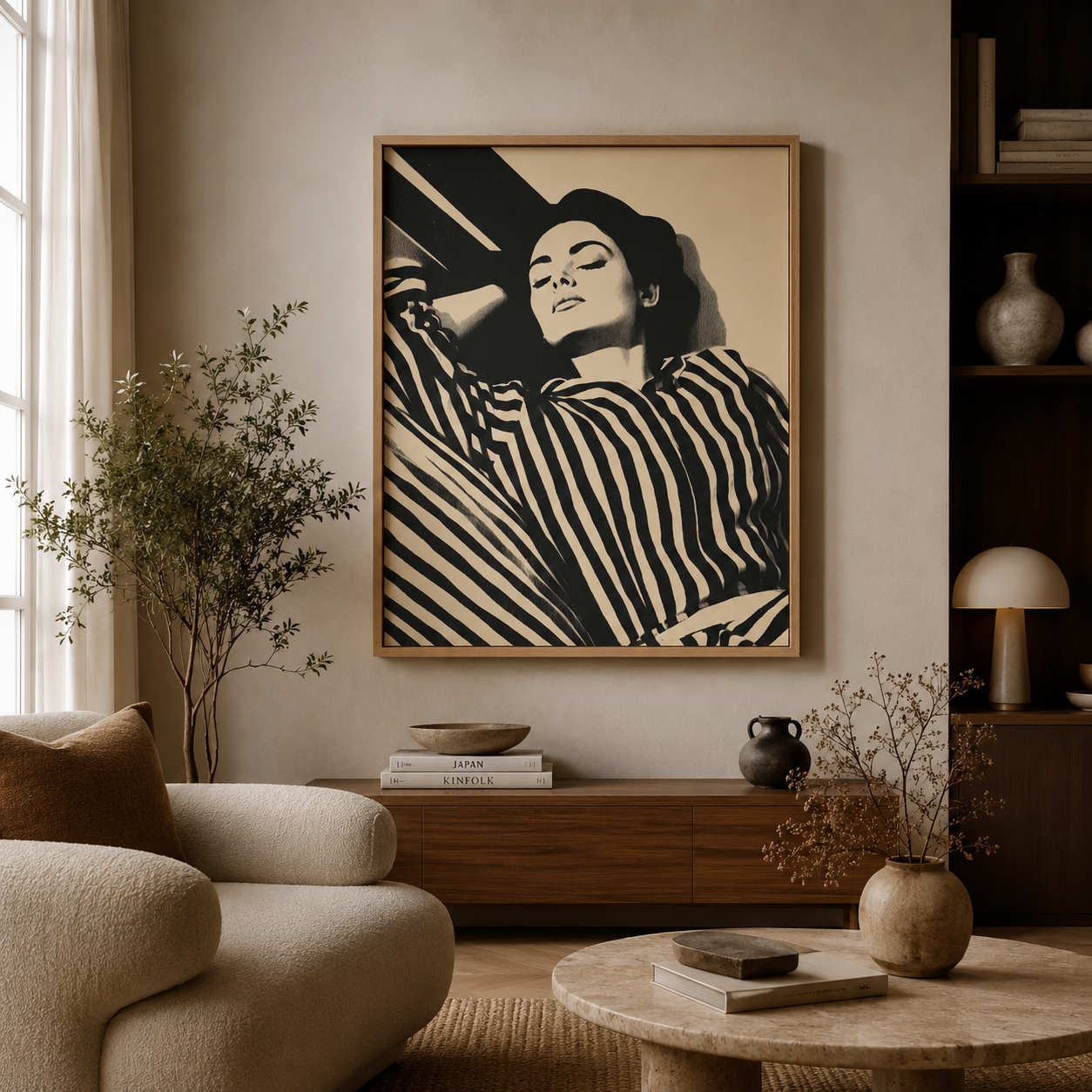 Woman Wall Art Black and White — Still Frame | Rossetti Art