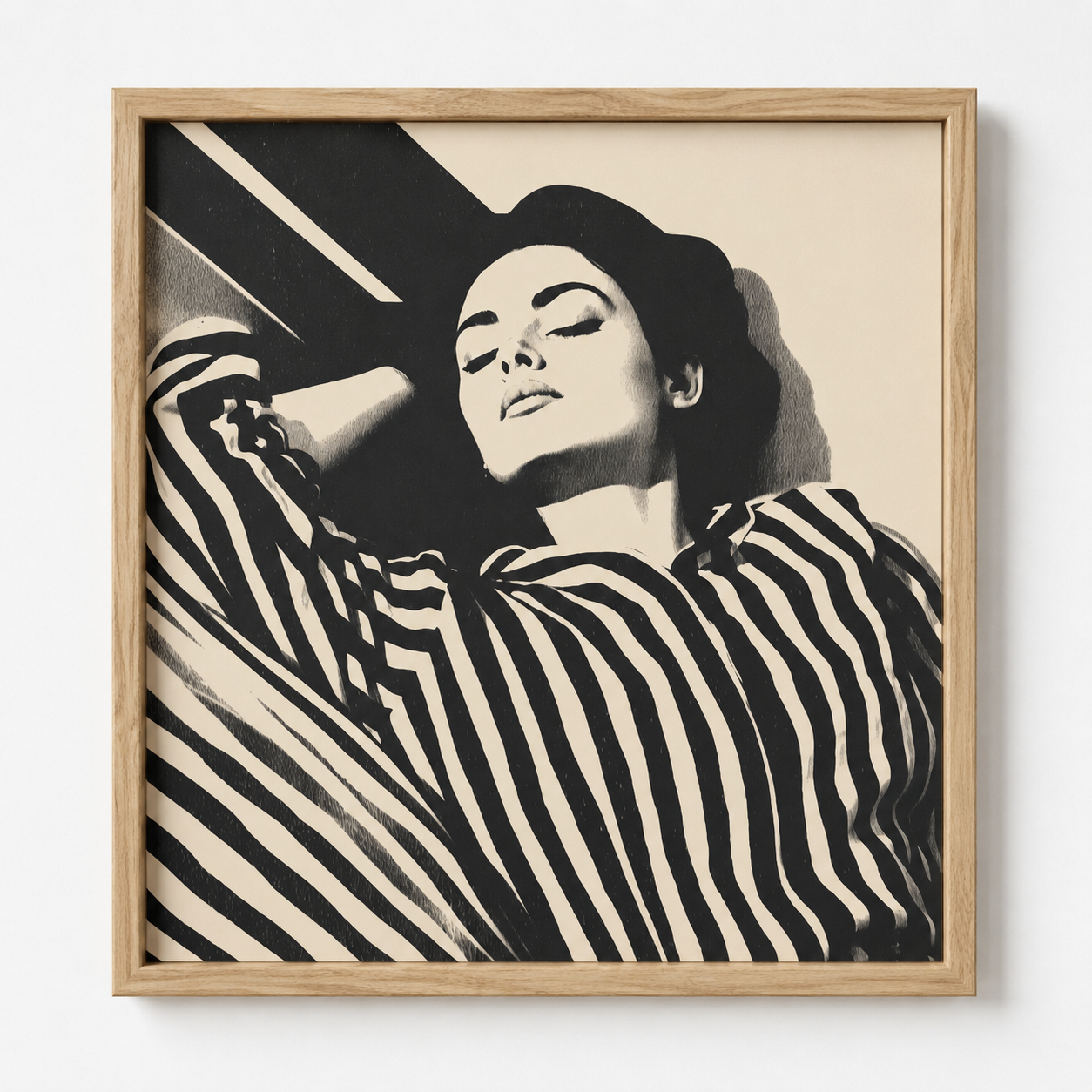 Woman Wall Art Black and White — Still Frame | Rossetti Art
