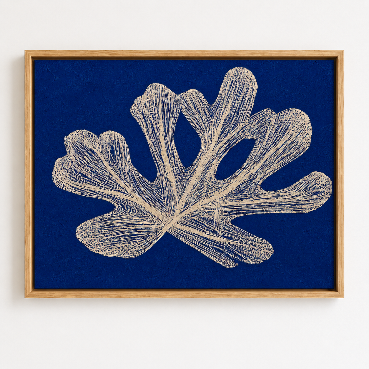 Blue Botanical Wall Art Print— Cyanotype | Rossetti Art