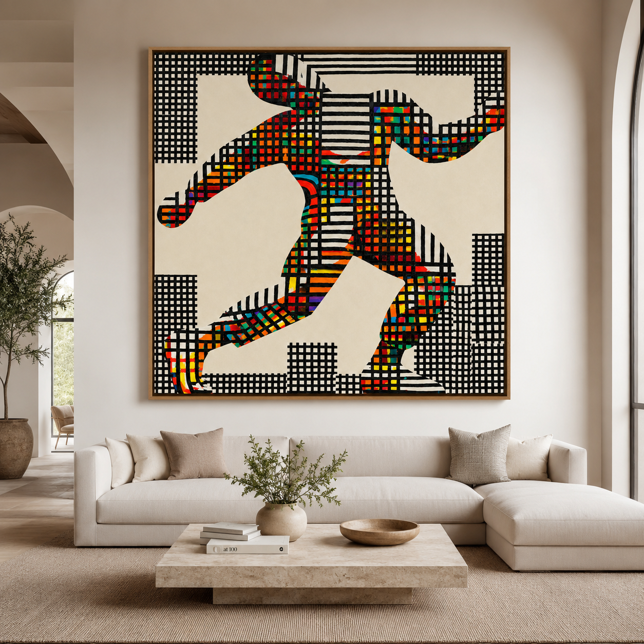 Sports Canvas Wall Art — Full Stride by Rossetti Art