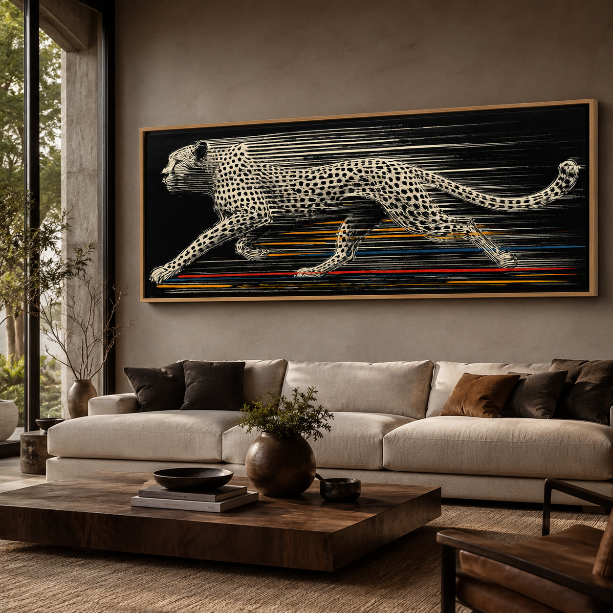 Cheetah Wall Art — Sprint | Rossetti Art