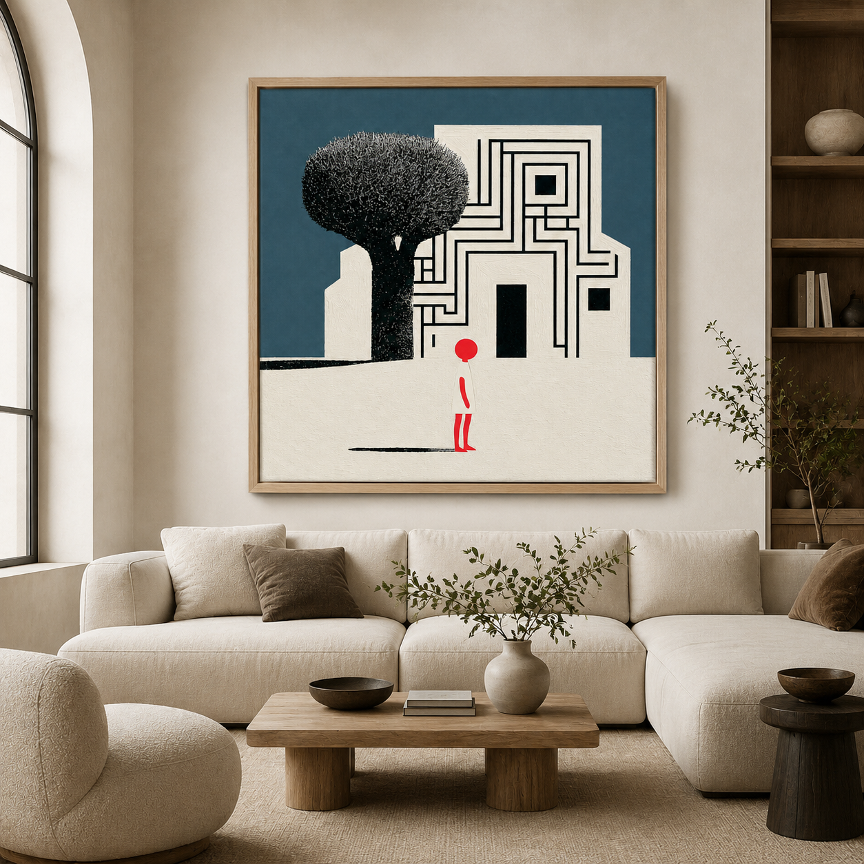 Whimsical Wall Art Canvas Print — The Labyrinth by Rossetti Art