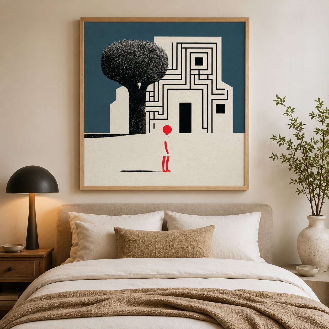 Whimsical Wall Art Canvas Print — The Labyrinth by Rossetti Art