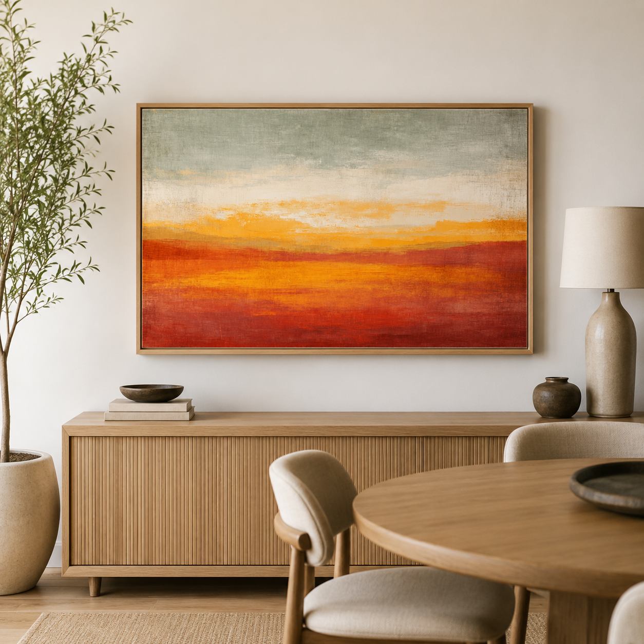 Minimalist Abstract Landscape Painting | Rossetti Art