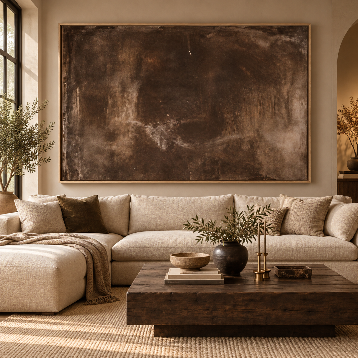 Textured Canvas Wall Art – Ashen Hollow by Rossetti Art – front view