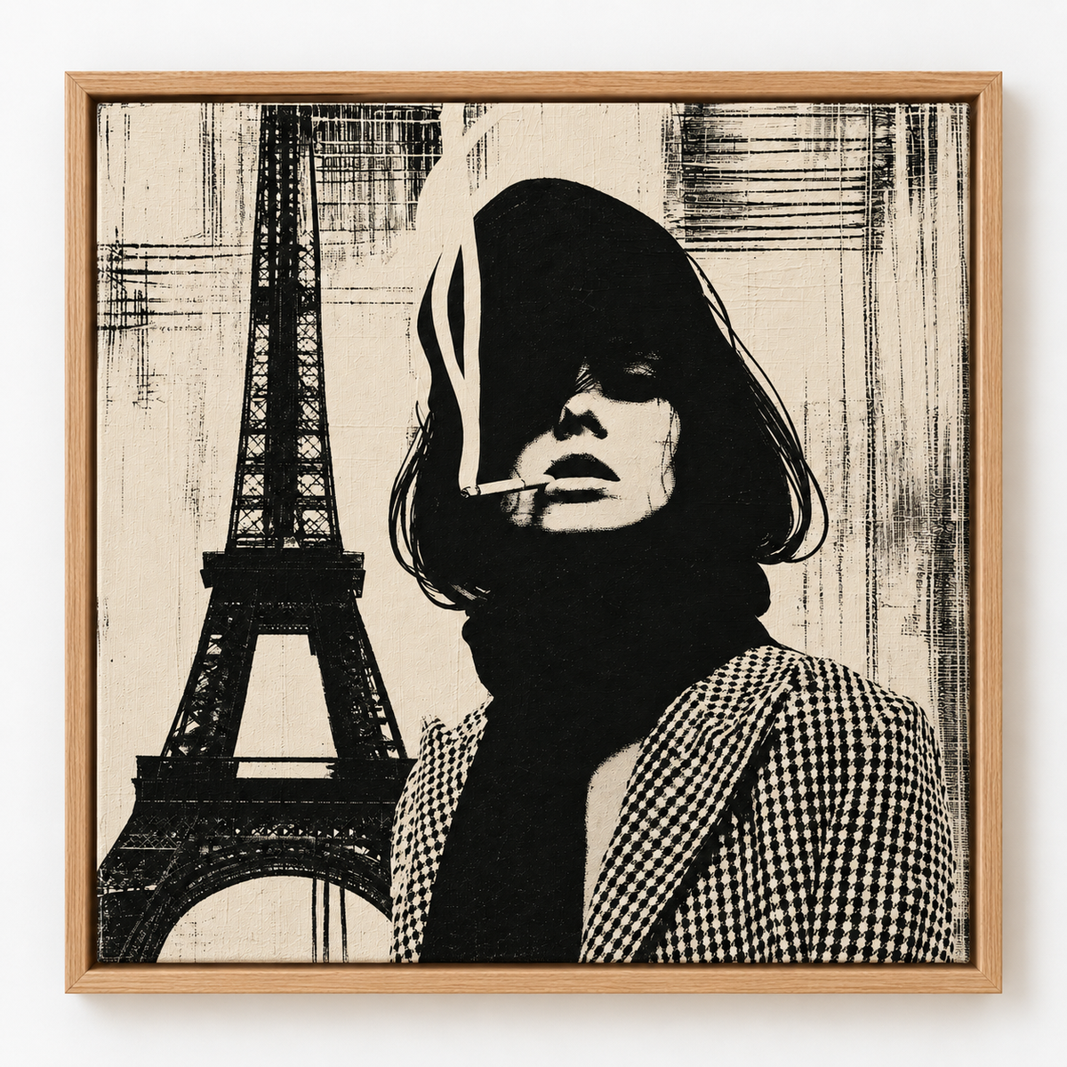 Paris Wall Art – Smoke & Steel by Rossetti Art – entryway styling