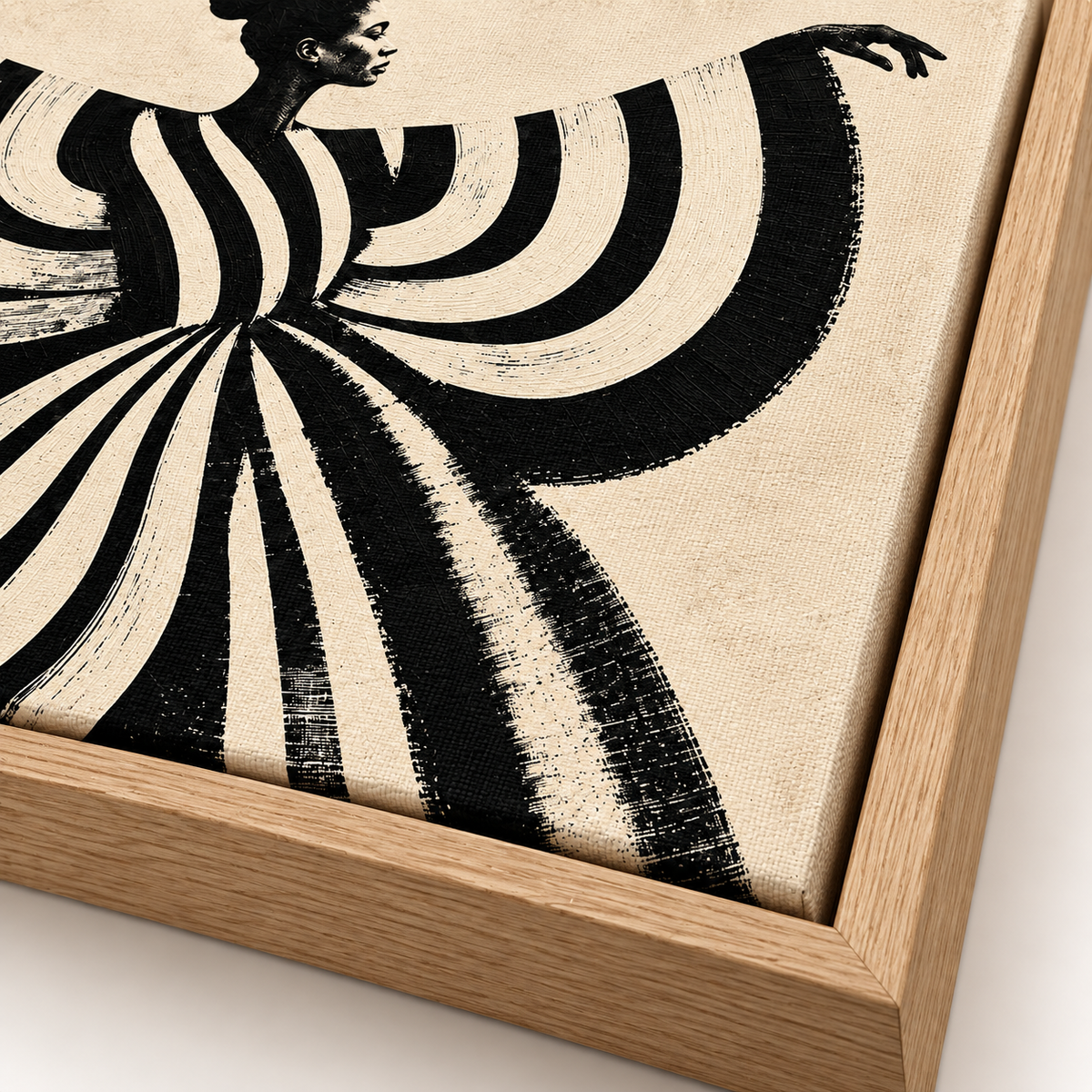 Dancer Wall Art – Whirlwind by Rossetti Art – texture detail