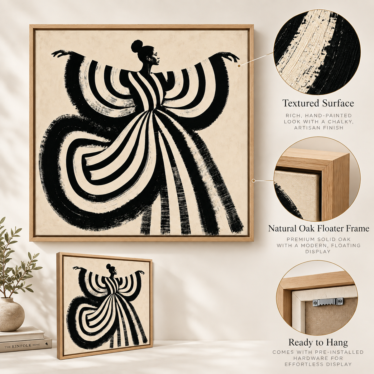 Dancer Wall Art – Whirlwind by Rossetti Art – frame color options