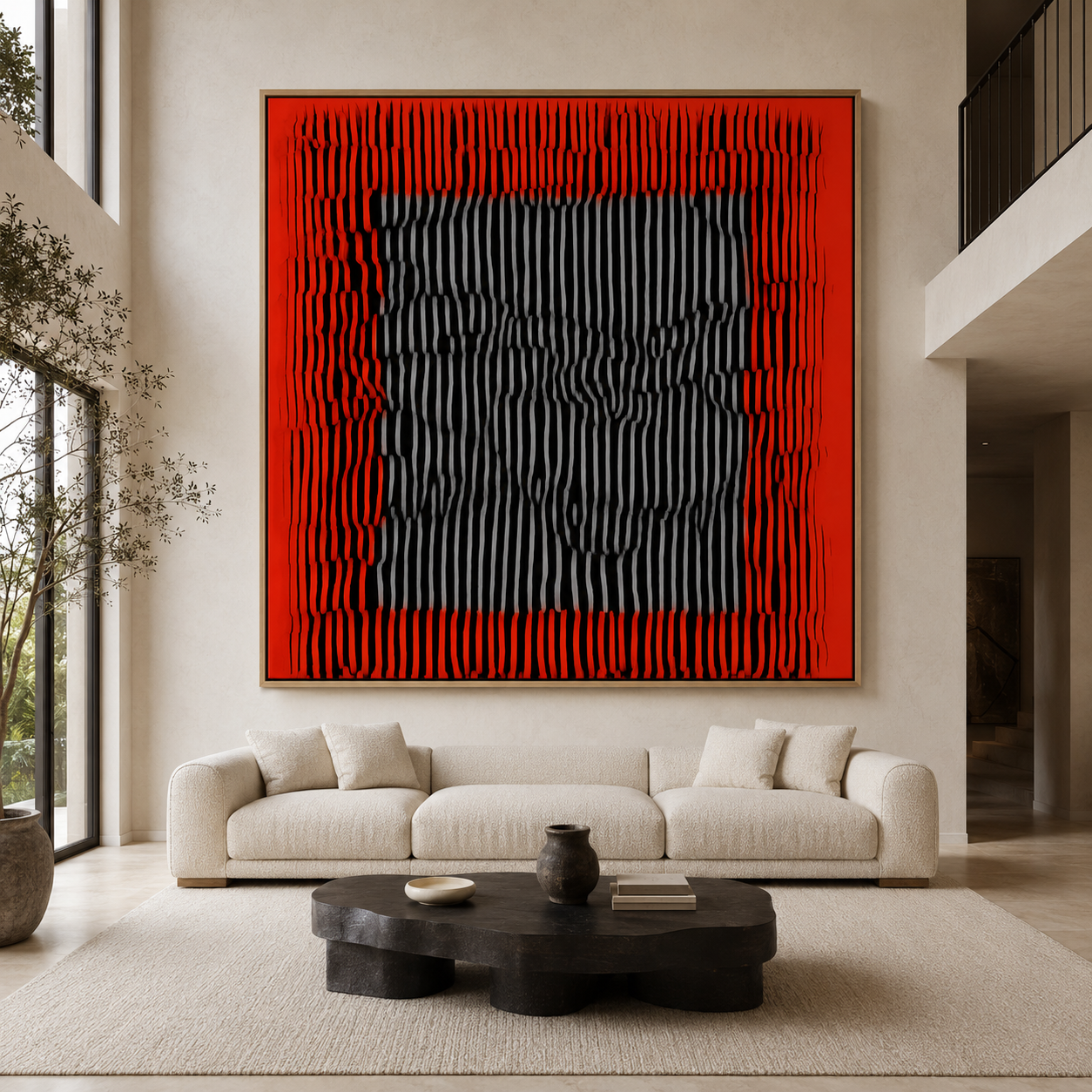 Trippy Wall Art Canvas Print — Afterimage by Rossetti Art