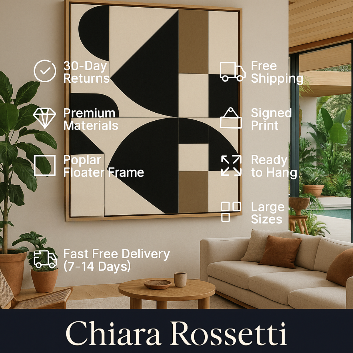 black and white canvas art for living room