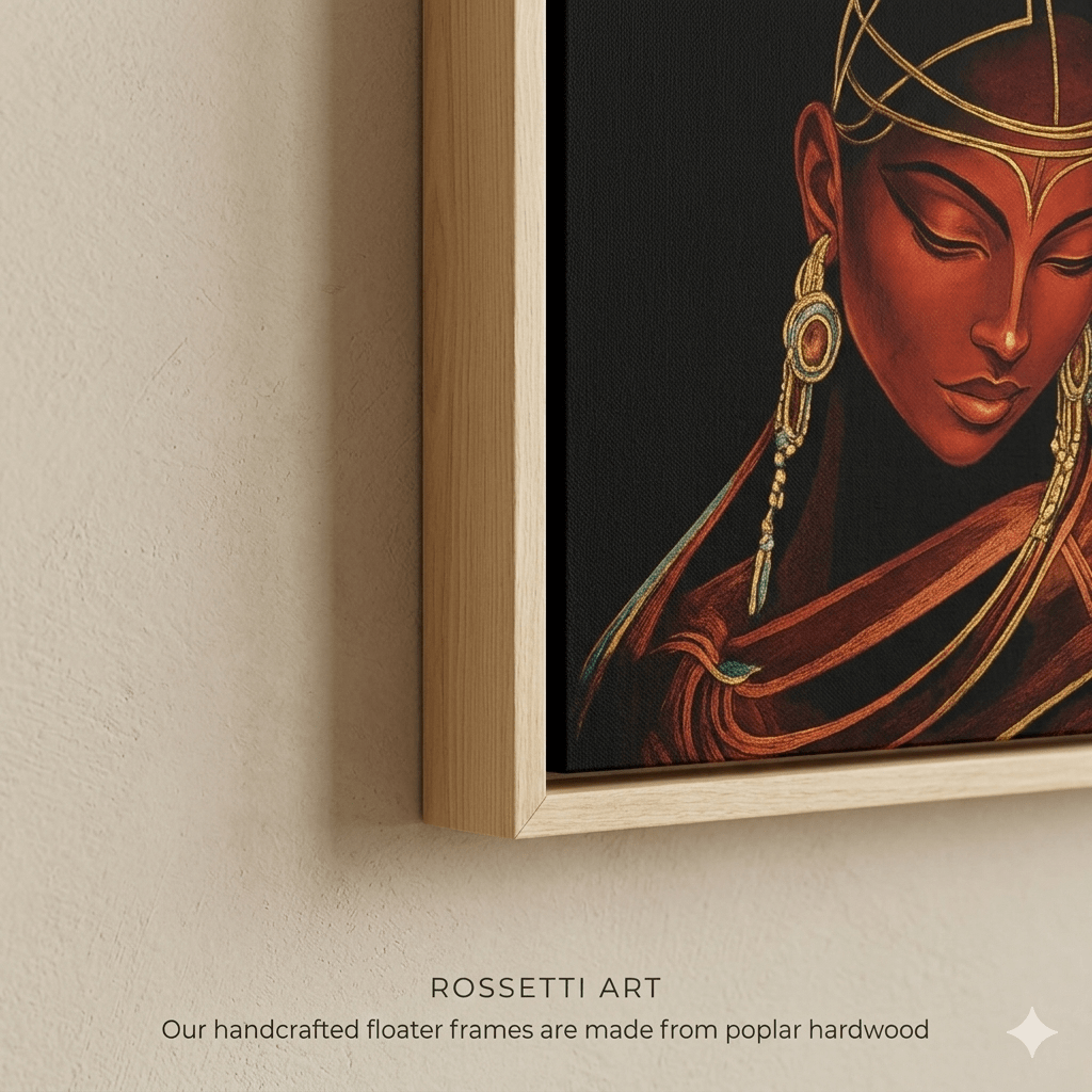 Abstract African American Canvas Art