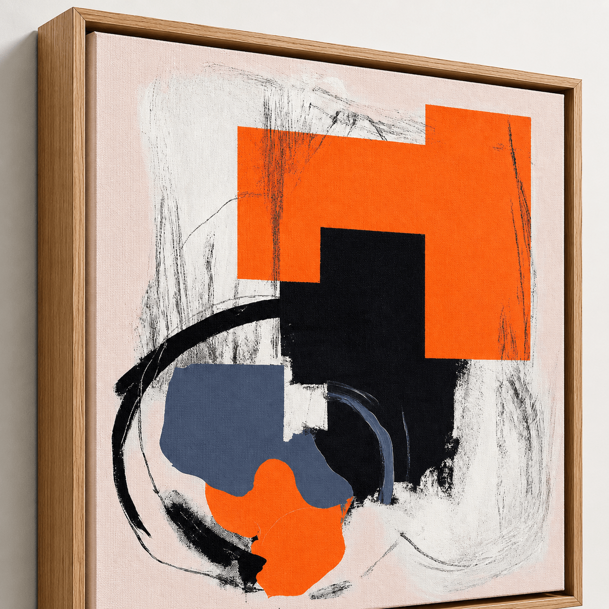 Abstract Canvas Print — Geometric Harmony | Rossetti Art