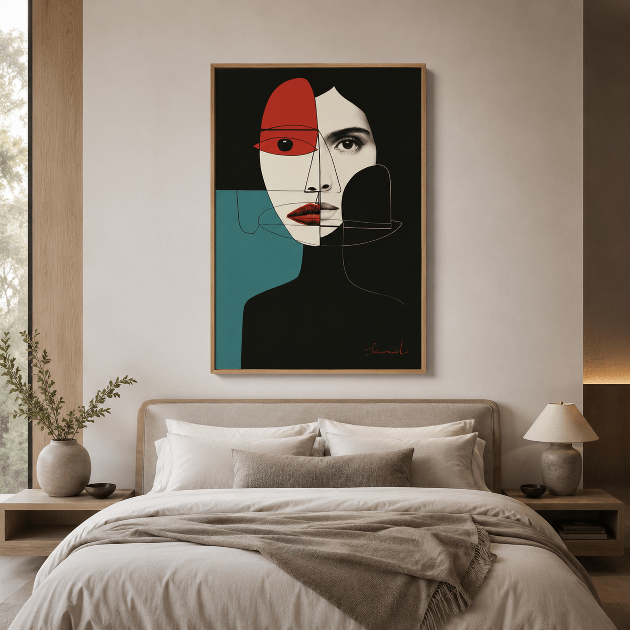 Abstract Face Wall Art — Persona by Rossetti Art