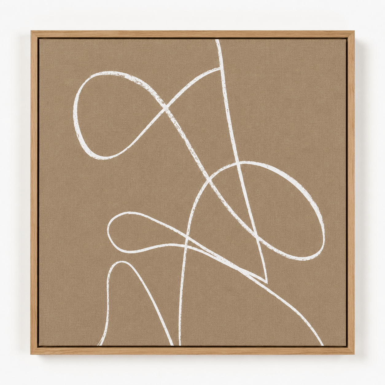 Abstract Line Art Canvas Print — Arabesque by Rossetti Art