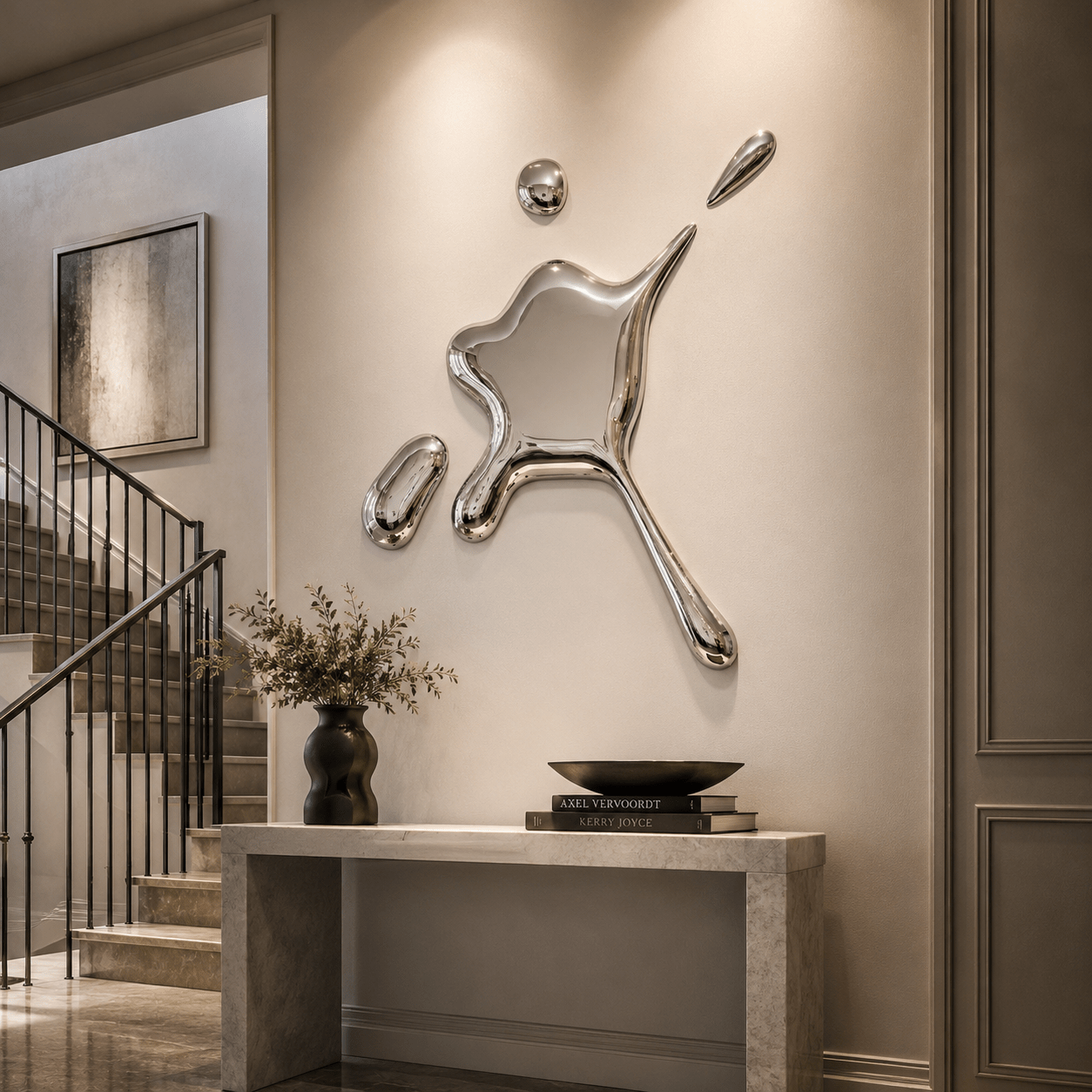 Abstract Metal Wall Art Sculpture — Libera | Rossetti Art