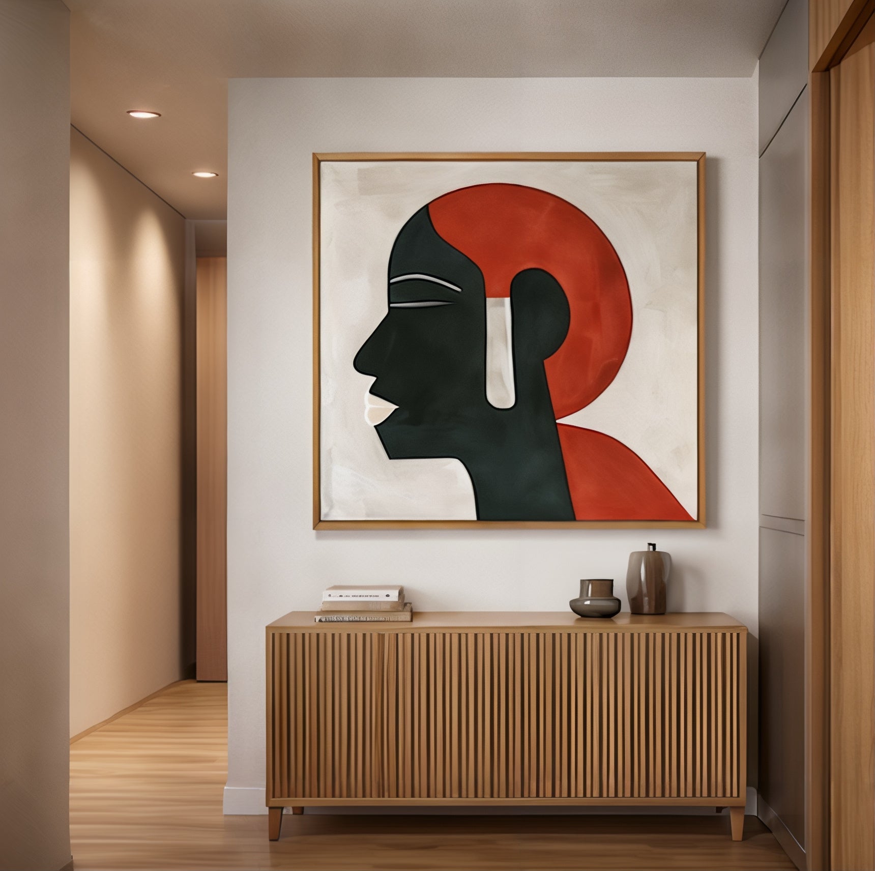 Abstract Portrait Art Print