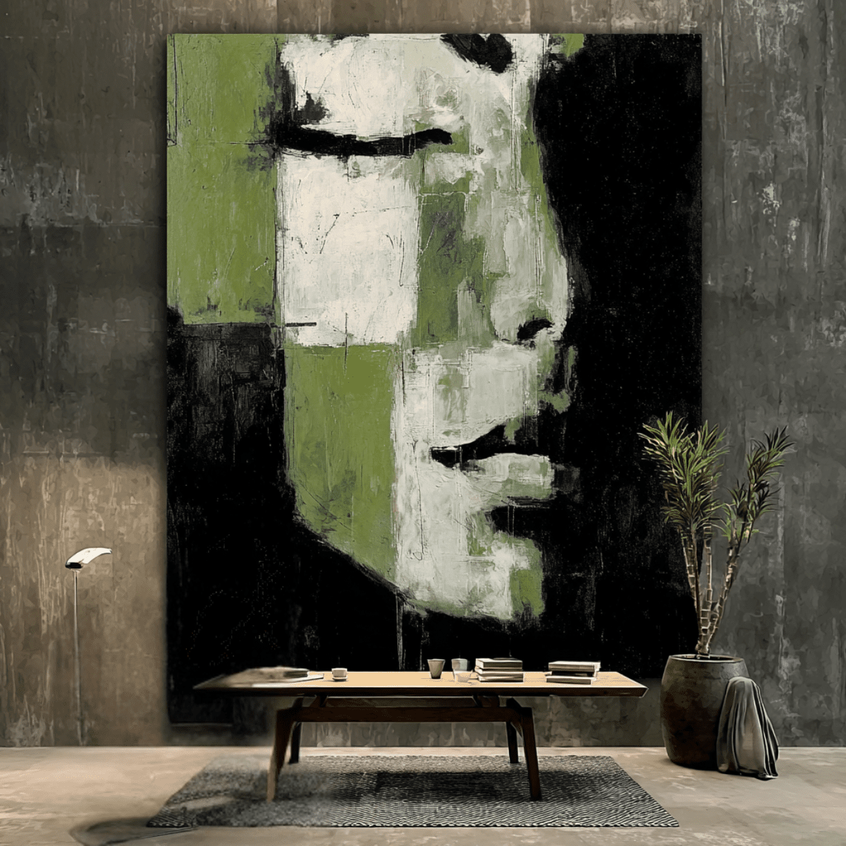 Abstract Portrait Painting