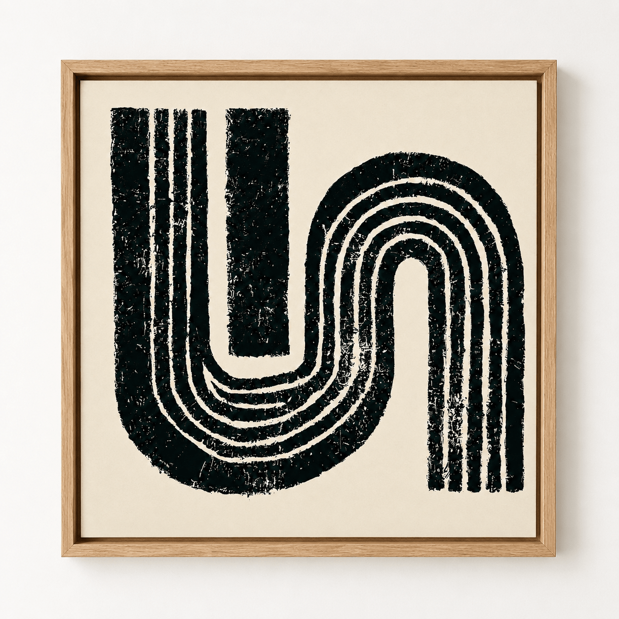 Abstract Wave Wall Art Canvas Print — Swell by Rossetti Art