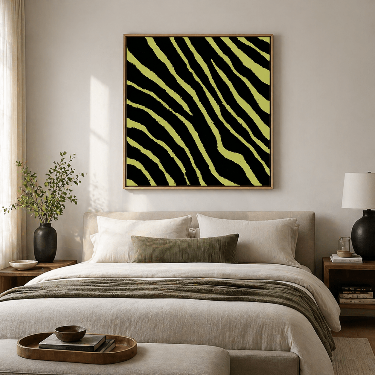 Animal Print Art Canvas Print — Wild Charge by Rossetti Art