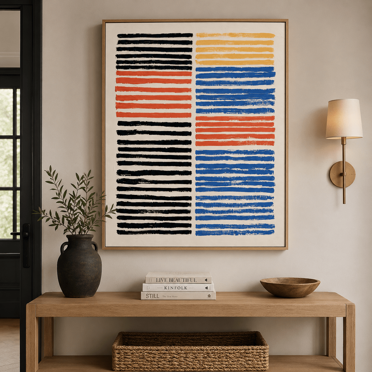 Bauhaus Wall Art Framed — Frequency | Rossetti Art