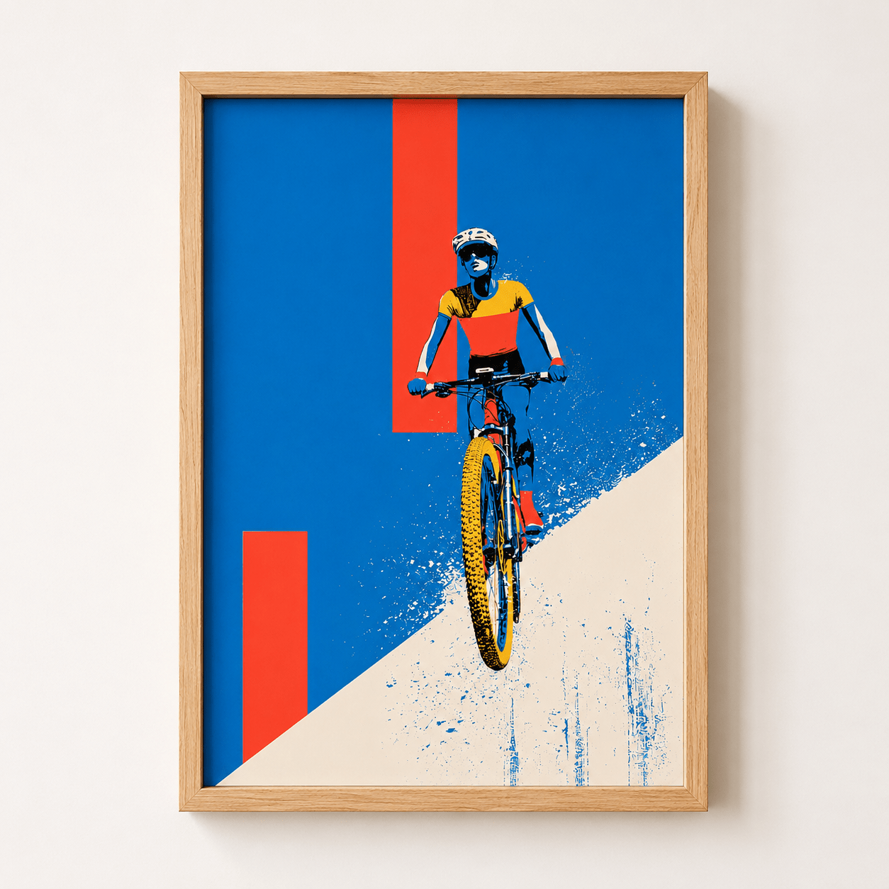 Bicycle Wall Art Canvas Print — Ascent by Rossetti Art