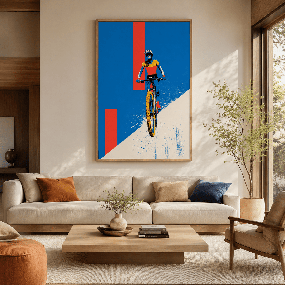 Bicycle Wall Art Canvas Print — Ascent by Rossetti Art