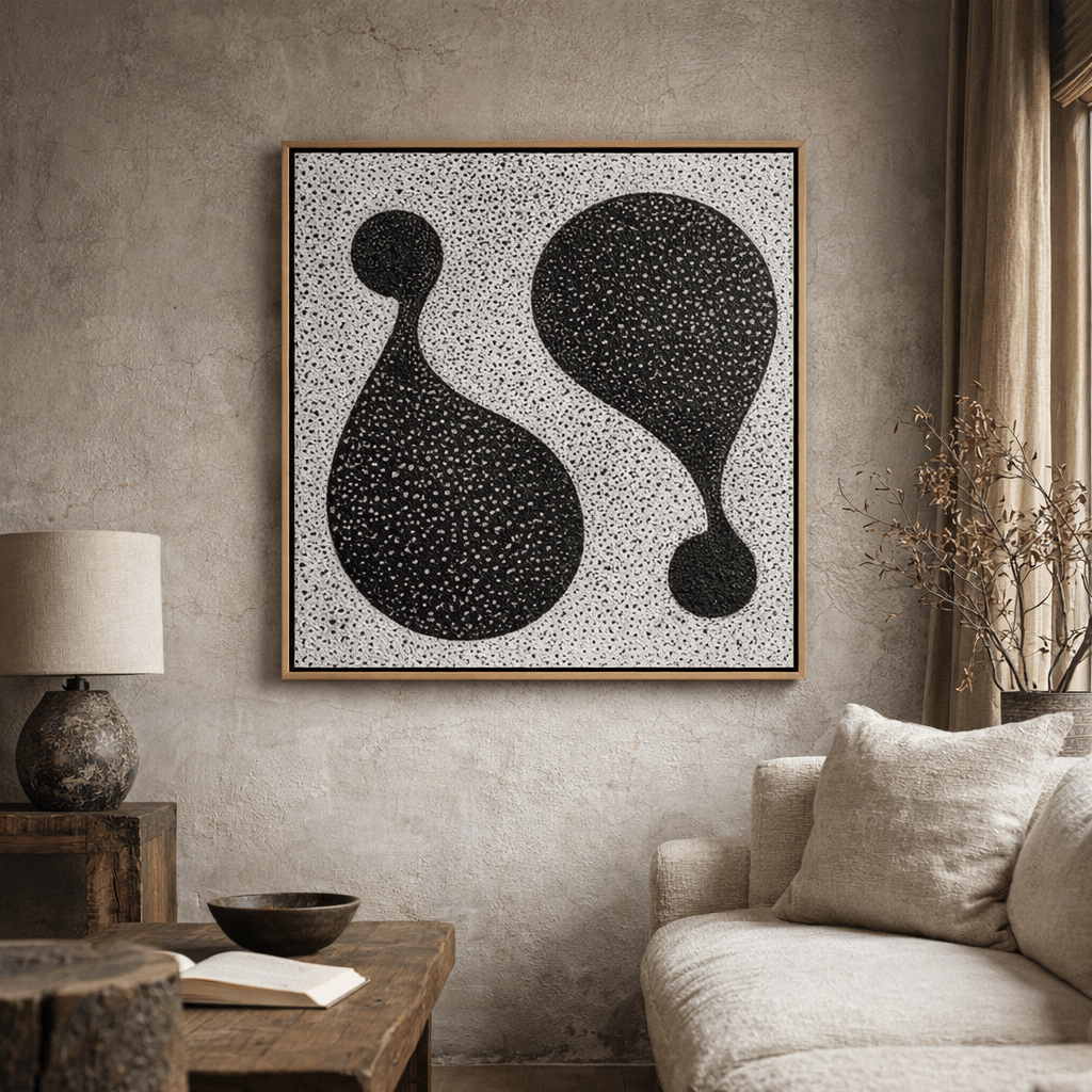 Black and white art prints vintage for living room