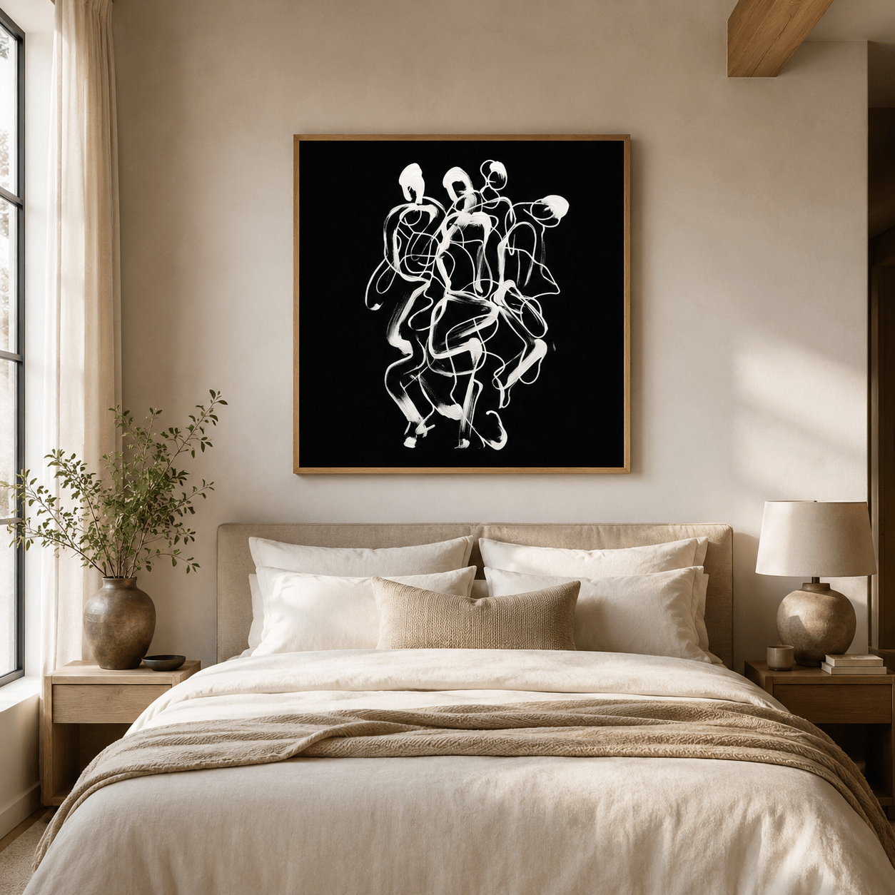 Black and White Modern Art