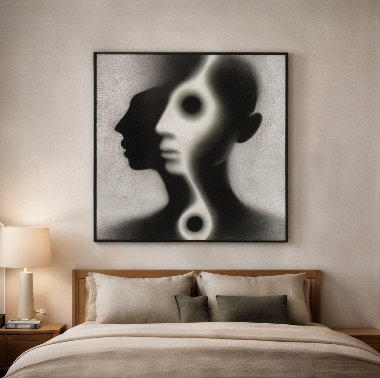 Black and White Portrait Art