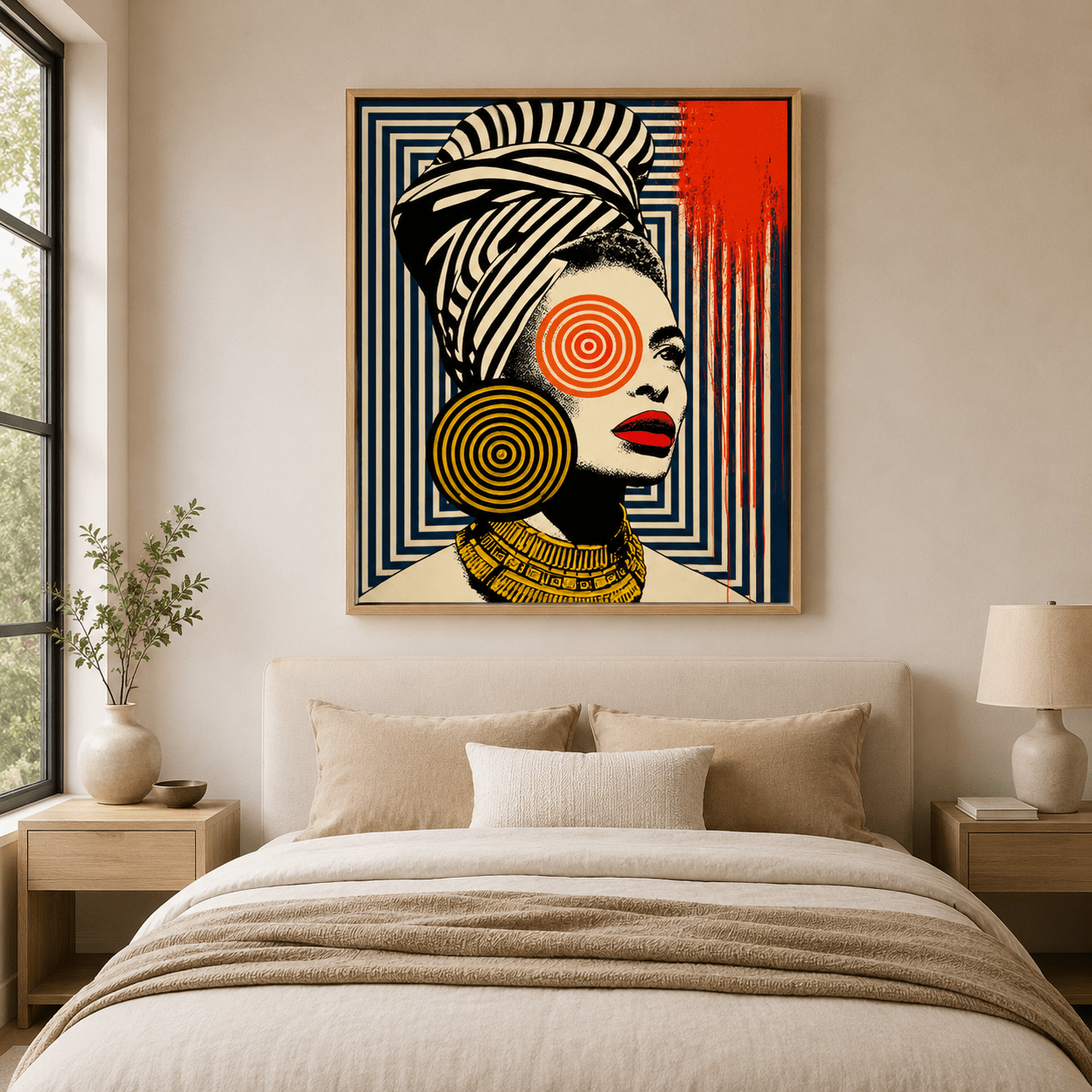 Black Art Print Canvas — The Oracle by Rossetti Art