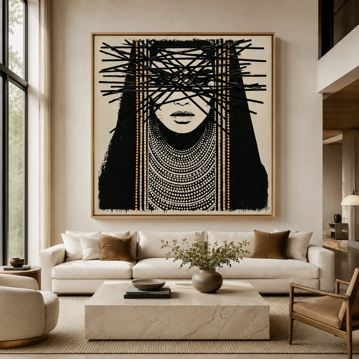 Black Culture Wall Art Canvas Print — Oracle by Rossetti Art