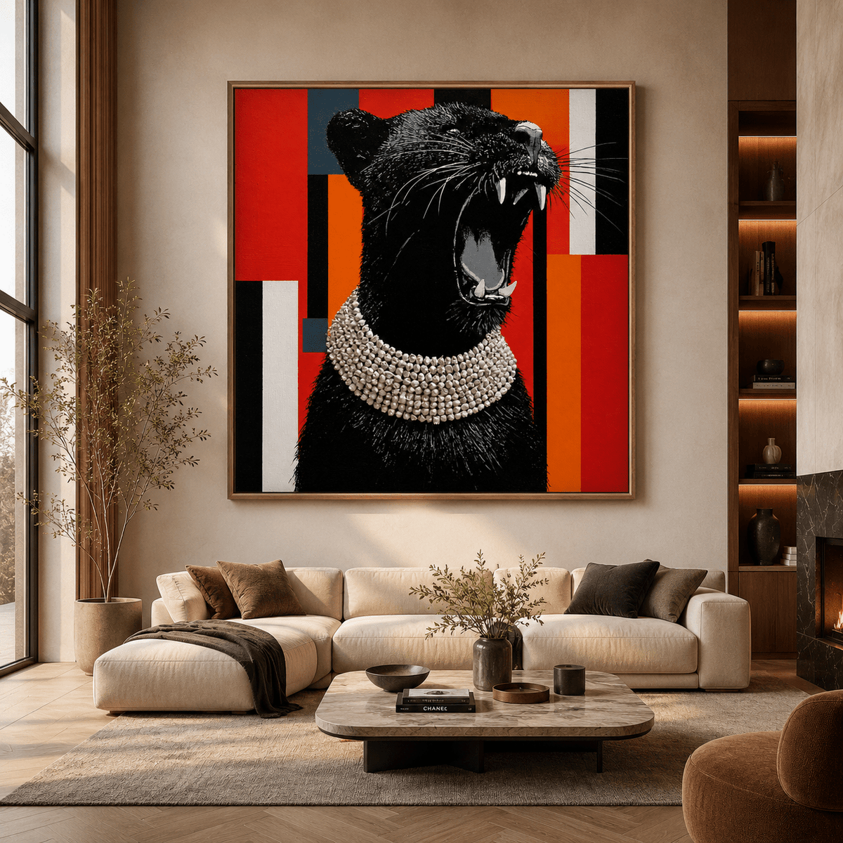 Black Panther Wall Art Canvas Print — Duchess by Rossetti Art