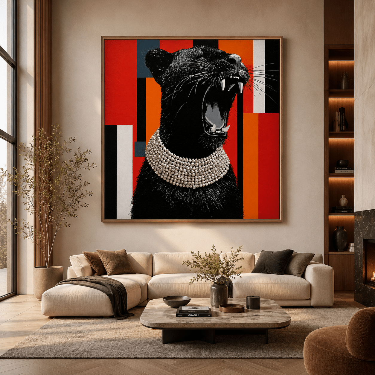 Black Panther Wall Art Canvas Print — Duchess by Rossetti Art