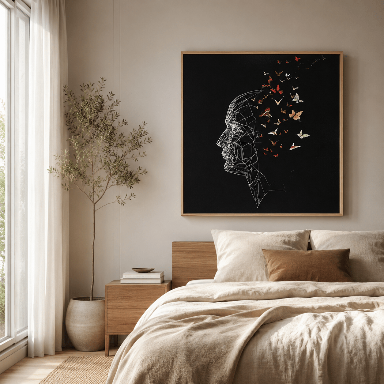 Butterfly Wall Art Canvas Print — Mind Flight by Rossetti Art