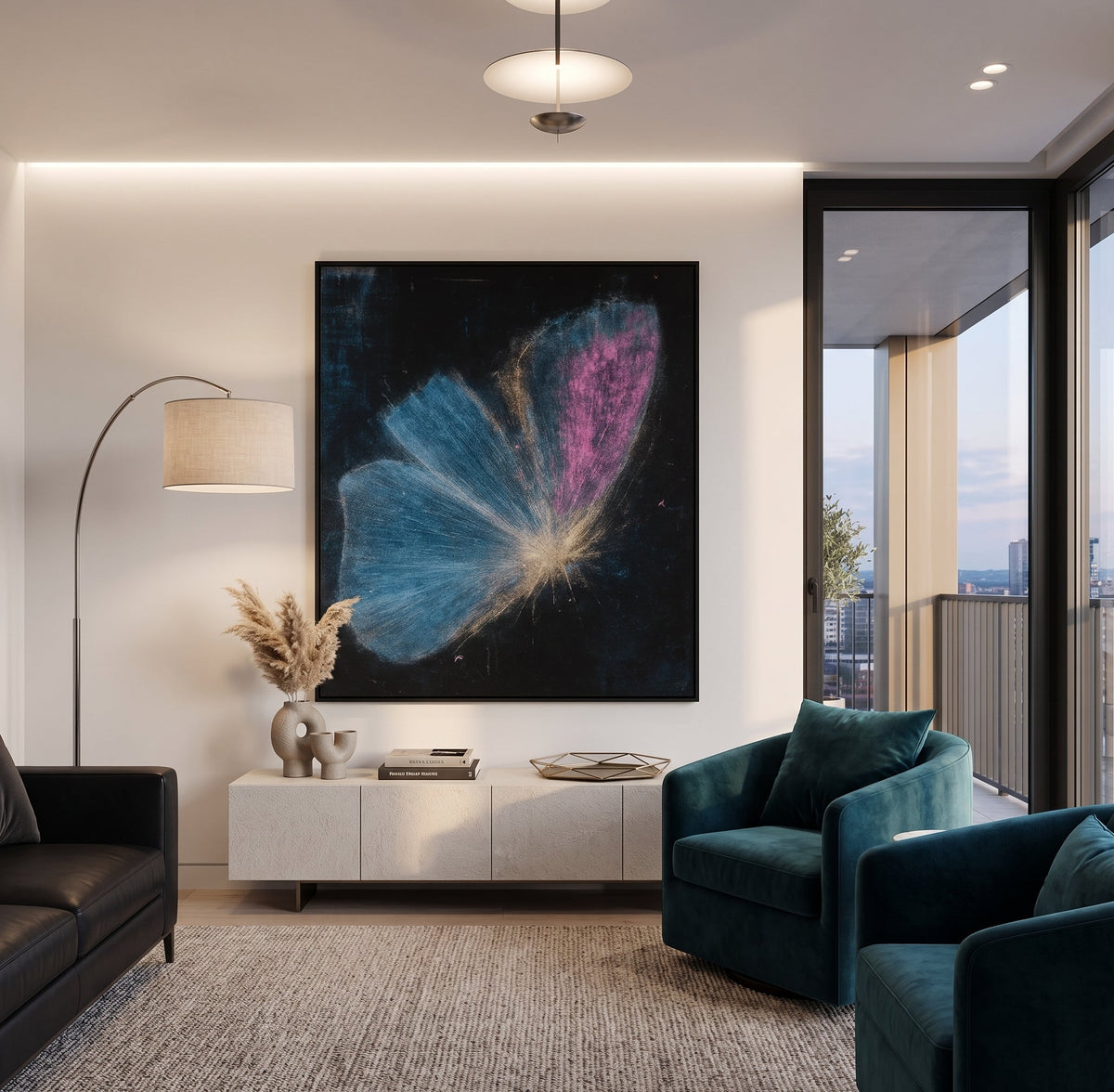 Butterfly Wall Art Canvas Print – Stardust Wings by Rossetti Art