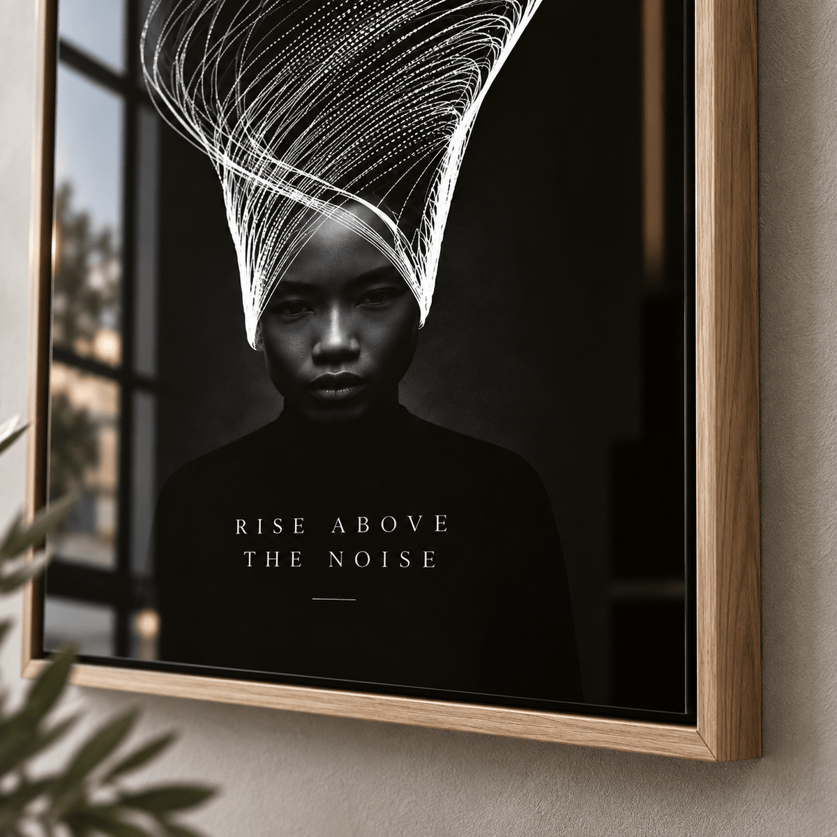 Calming Wall Art — Rise Above the Noise Acrylic Print