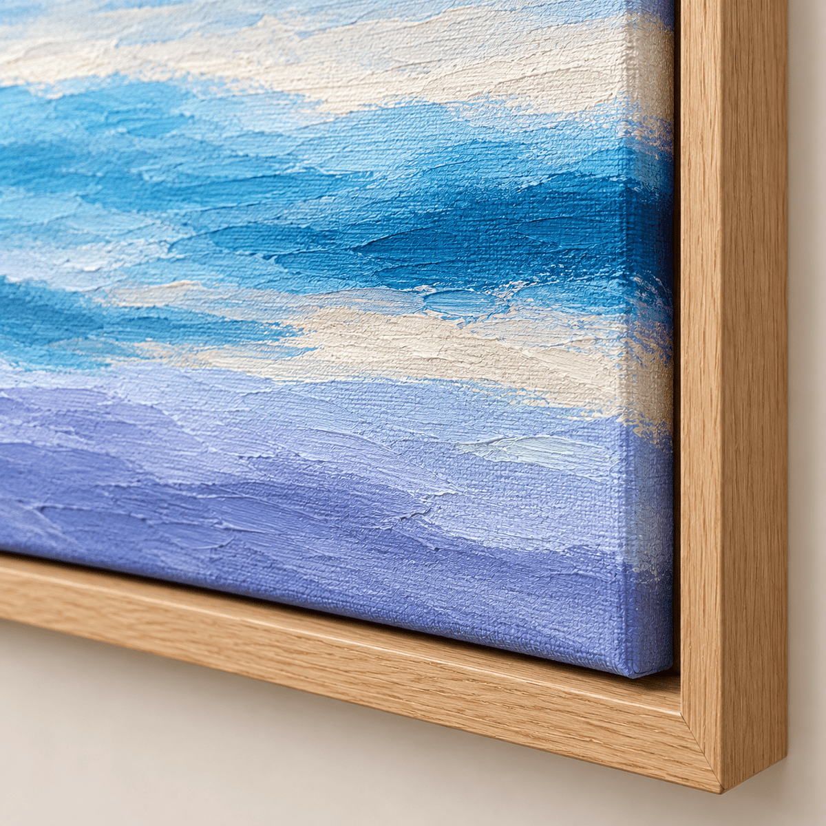 Blue and Purple Wall Art – Layered Dusk by Rossetti Art