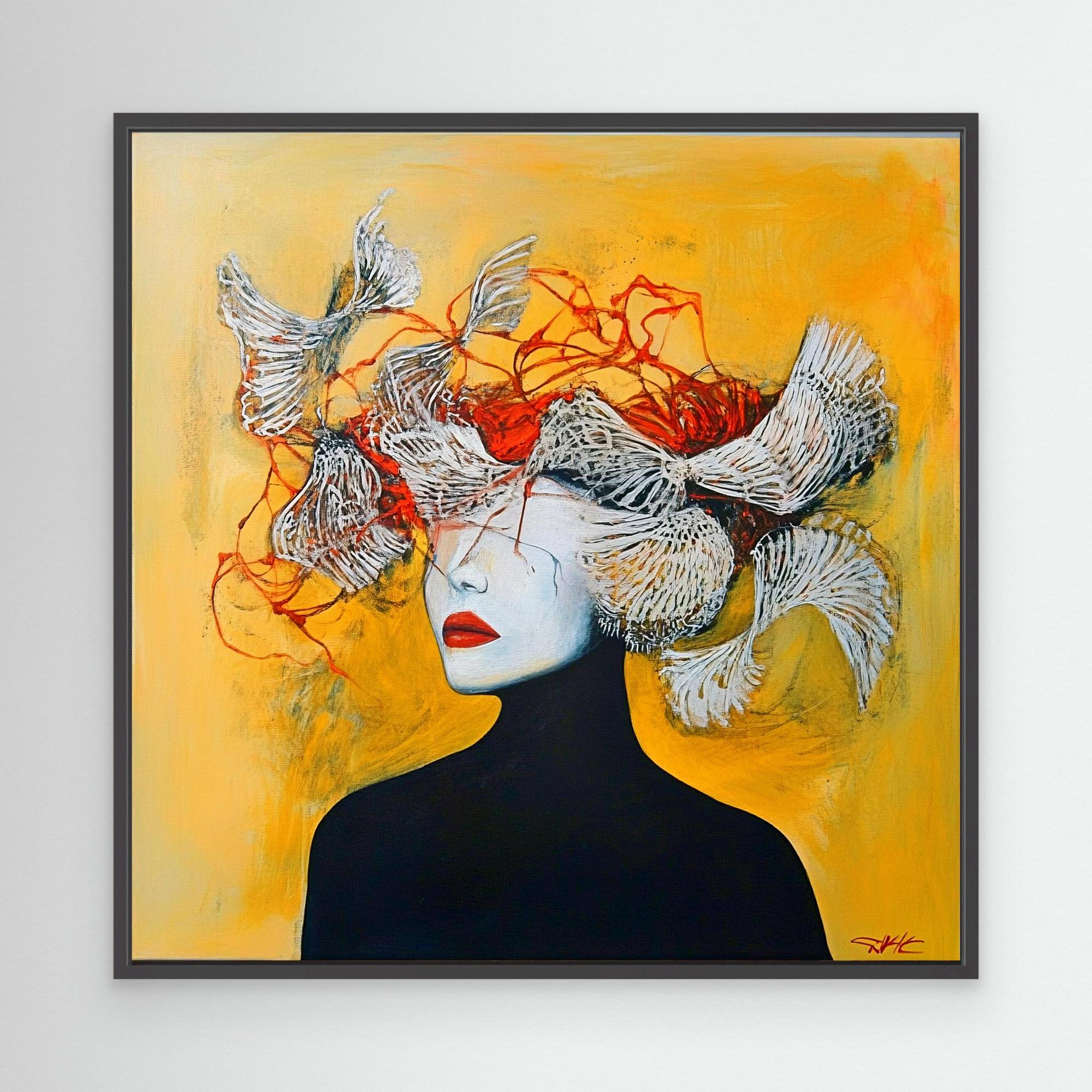 Canvas Print - Butterfly Dreams - Modern Portrait Canvas Art | Abstract Wall Decor - Chiara Rossetti