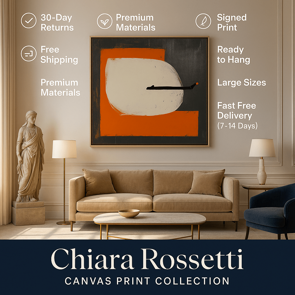 Canvas Print : Equilibrium in Motion - Minimalist Balance Abstract Wall Art | Modern modern abstract canvas wall art by Rossetti Art – luxury interior design artwork for living room, bedroom, office – abstract wall art geometric abstract wall art modern abstract wall art