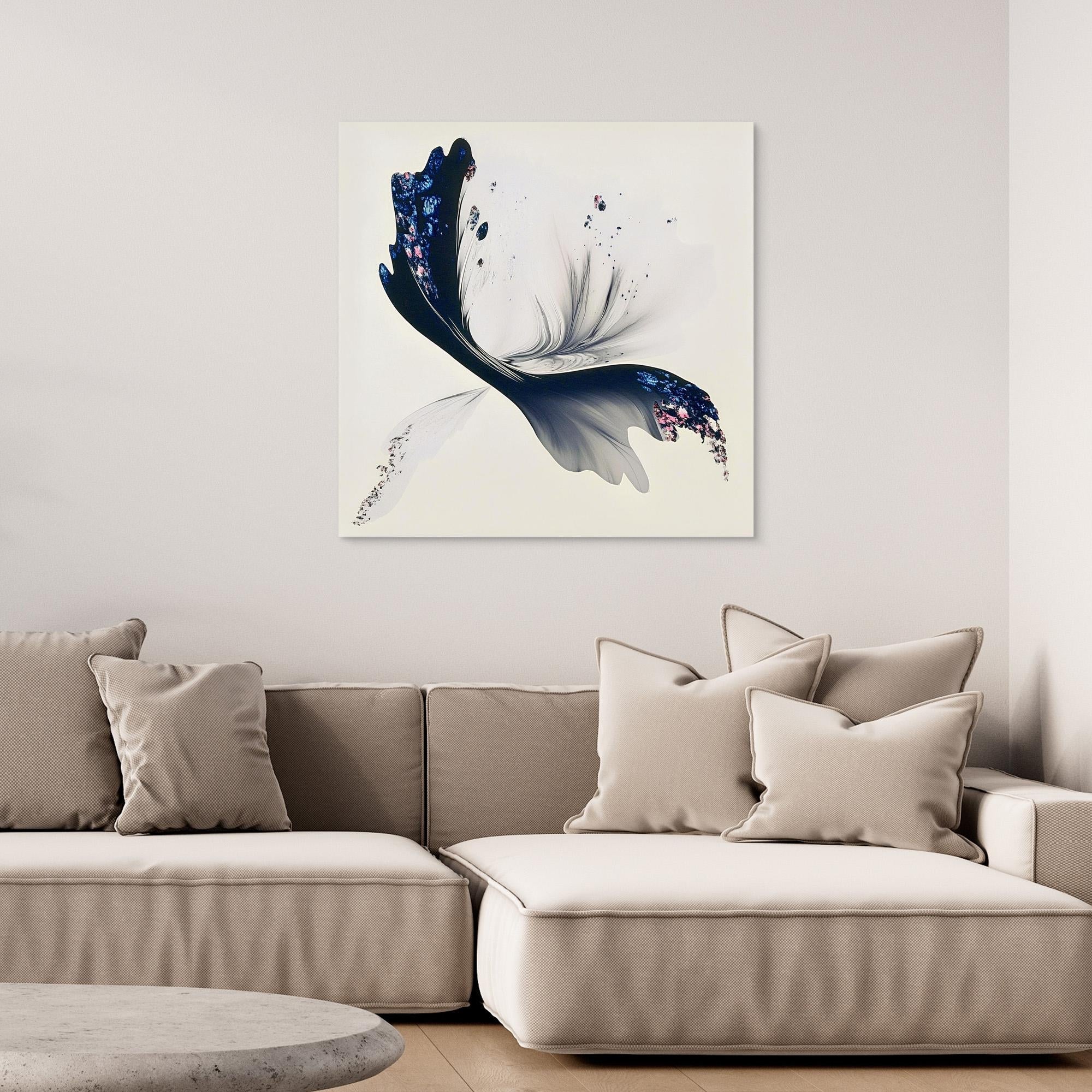 Canvas Print: Ethereal Flight – Abstract Butterfly Art - Chiara Rossetti