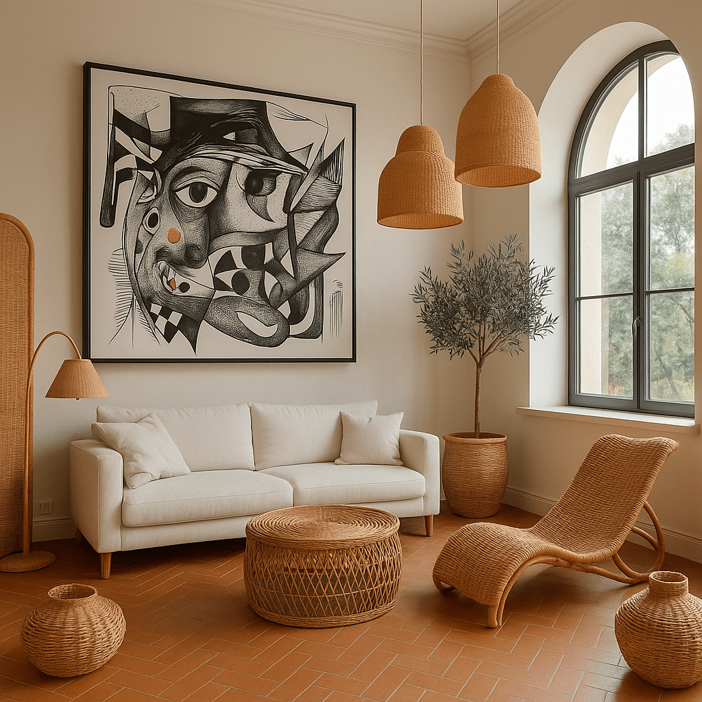 Canvas Print : "Fragmented Reflections" - Black & White Print Art modern abstract canvas wall art by Rossetti Art – luxury interior design artwork for living room, bedroom, office – Black And White Art Black and white artwork black and white canvas