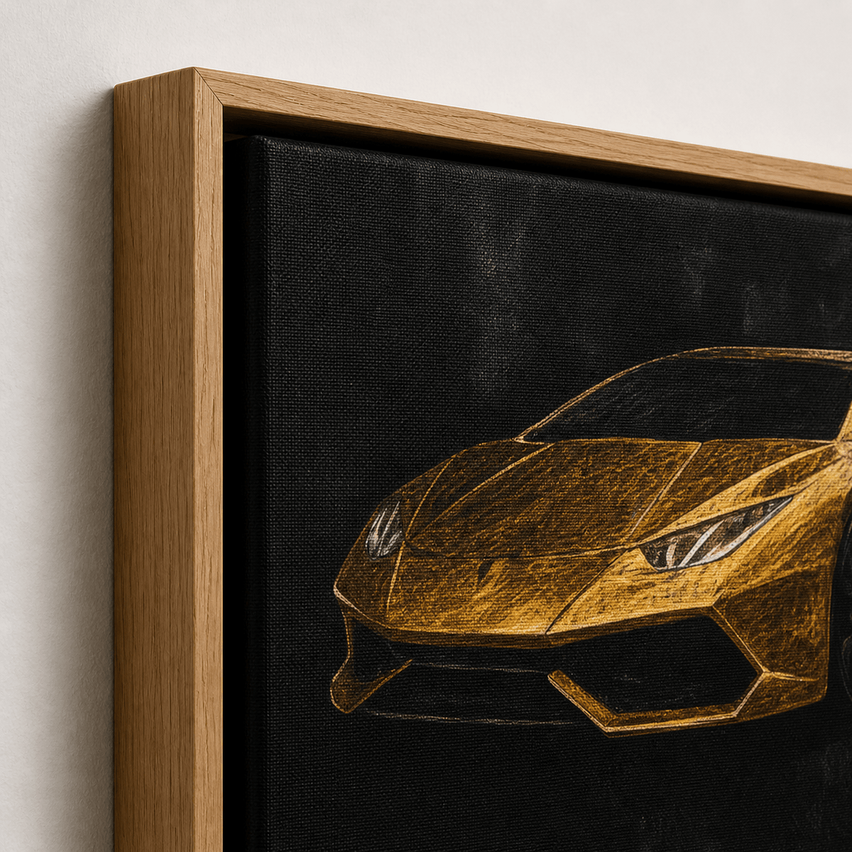 Luxury car wall art