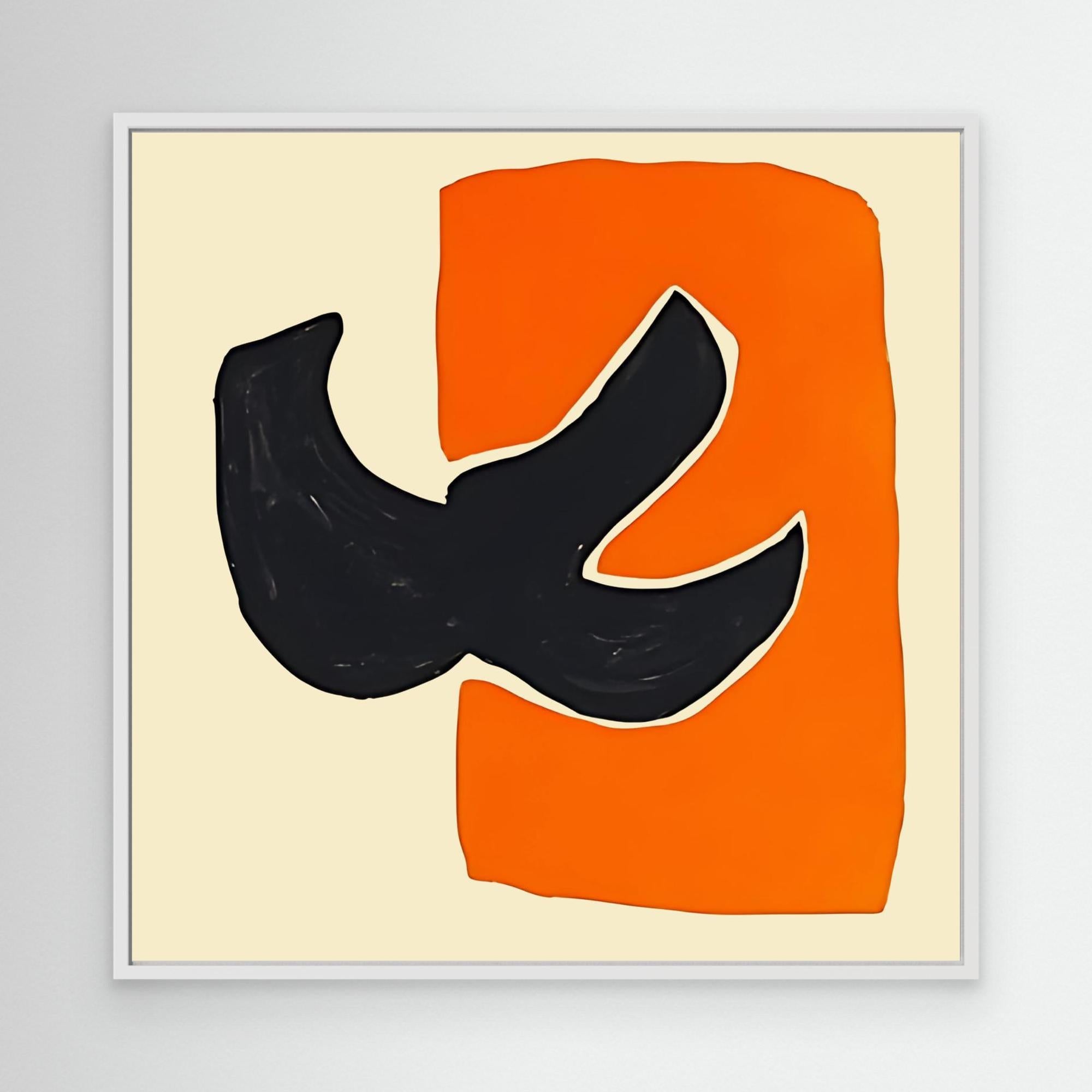 Canvas Print: Happy Bold Harmony - Abstract Modern Art modern abstract canvas wall art by Rossetti Art – luxury interior design artwork for living room, bedroom, office – Contemporary Art for Sale contemporary art piece Contemporary art print