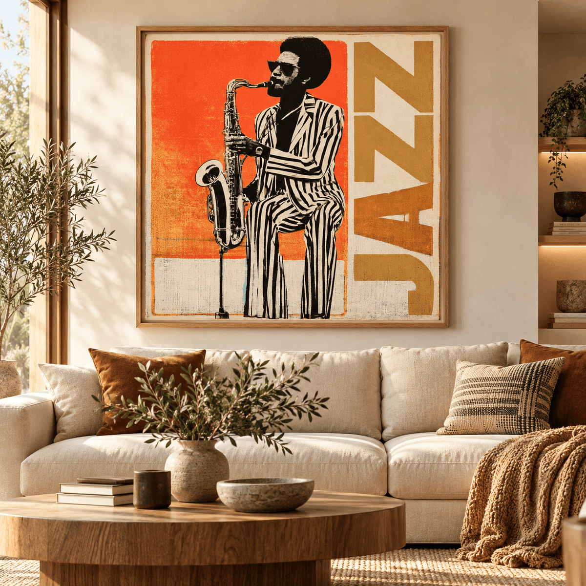 Jazz Musician Wall Art – Jazz Man by Rossetti Art