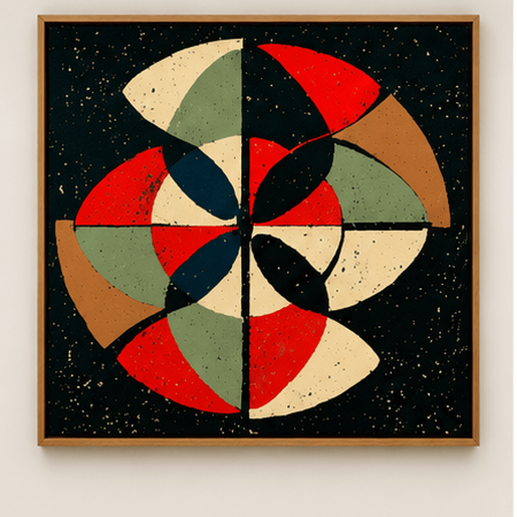 Kaleidoscope Wall Art – Desert Spin by Rossetti Art