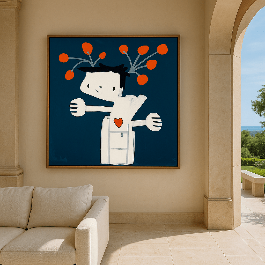 Canvas Print: Modern Abstract Art - Contemporary Print Art Interior modern abstract canvas wall art by Rossetti Art – luxury interior design artwork for living room, bedroom, office – contemporary art piece Contemporary Canvas Art Contemporary canvas print