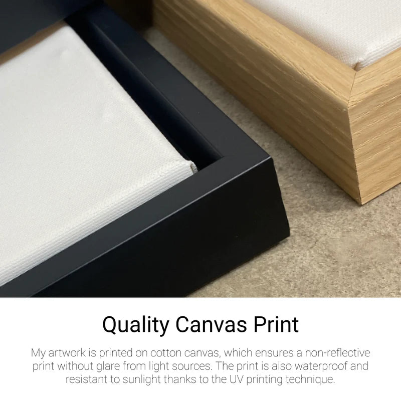 Canvas Print : Neo - Abstract Geometry | Modern Handmade Wall Art Print - Chiara Rossetti