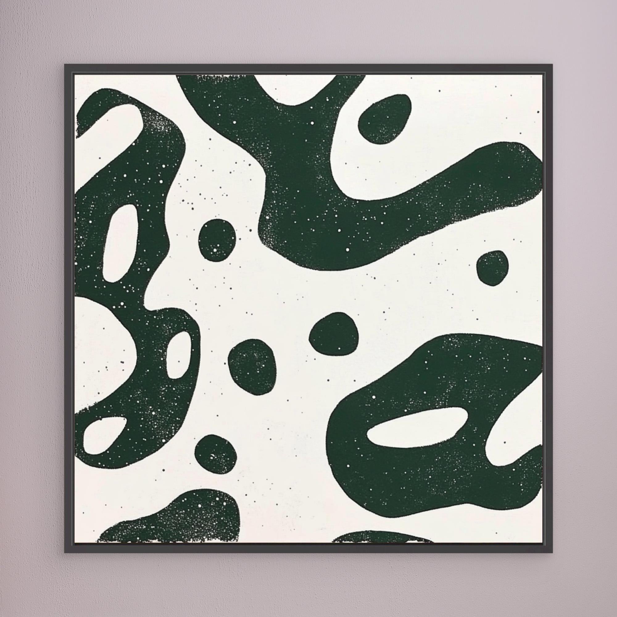 Canvas Print: "Organic Flow" – Modern Minimalist Abstract Art modern abstract canvas wall art by Rossetti Art – luxury interior design artwork for living room, bedroom, office – Contemporary Abstract Design Contemporary Art for Sale contemporary art piece