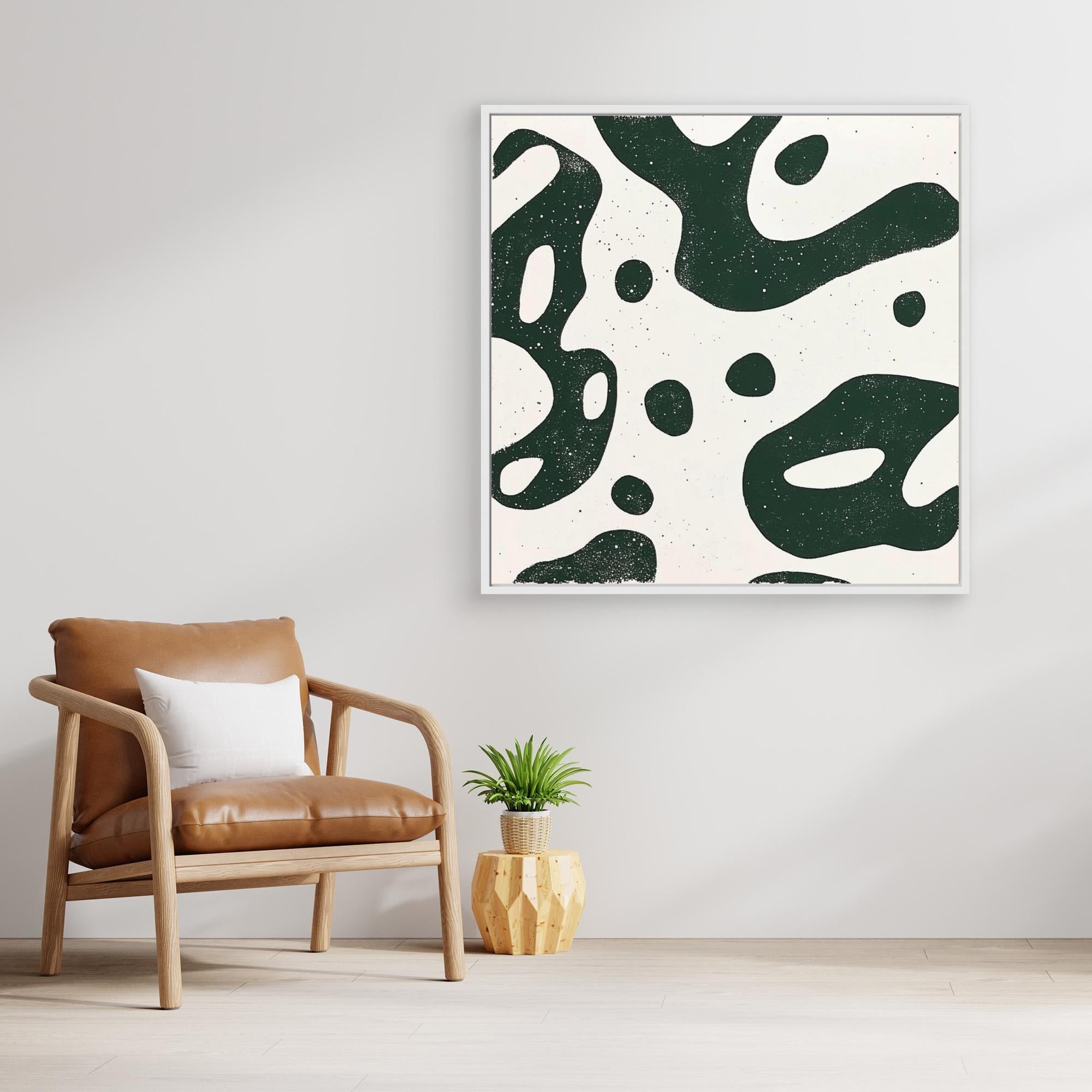 Canvas Print: "Organic Flow" – Modern Minimalist Abstract Art modern abstract canvas wall art by Rossetti Art – luxury interior design artwork for living room, bedroom, office – Contemporary Abstract Design Contemporary Art for Sale contemporary art piece